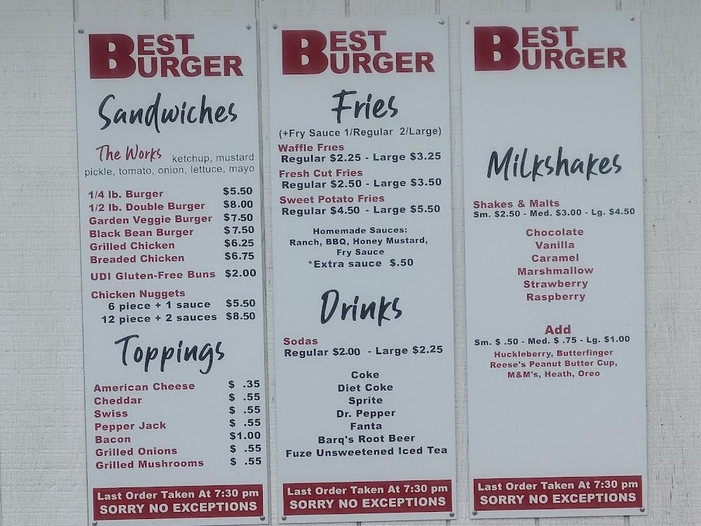 Best Burger Menu image 1